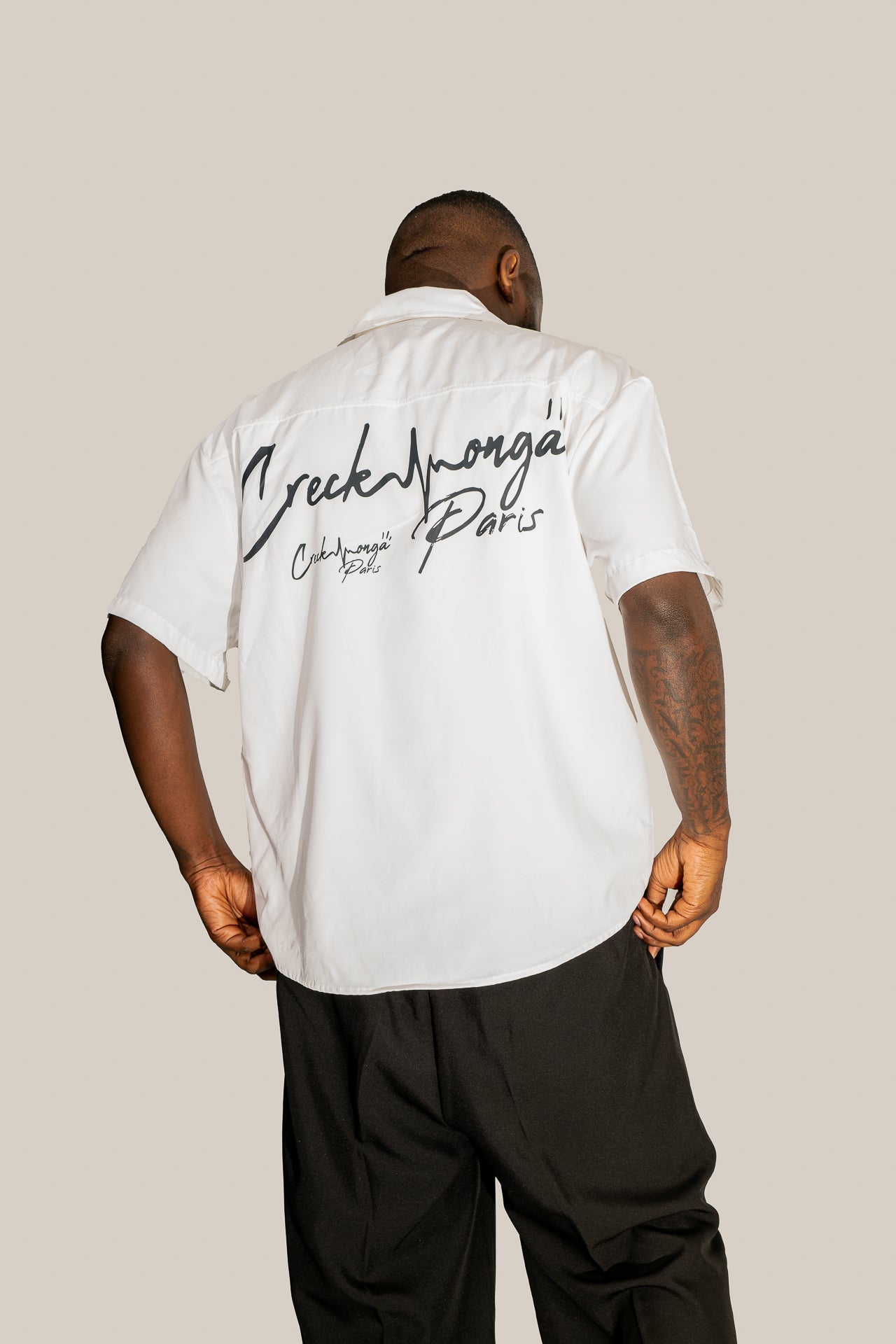 CHEMISE COUTURE EN POLYESTER ET COTON IMPRIMÉ CREKMONGA PARIS