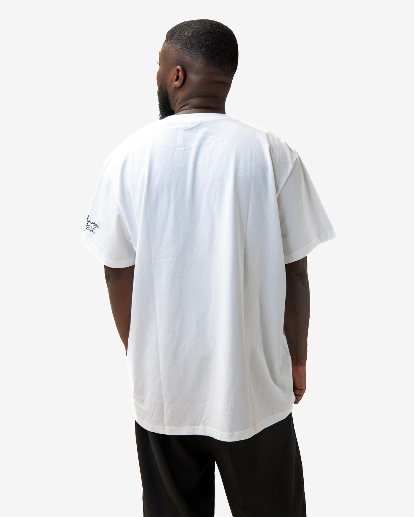 T-SHIRT OVERSIZE EN COTON IMPRIMÉ LOGO CREKMONGA PARIS