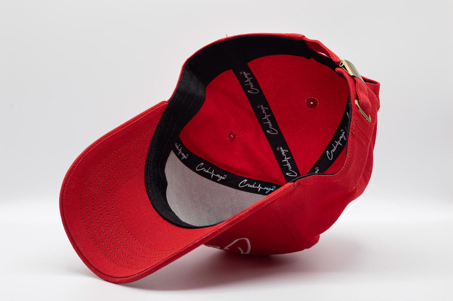 CASQUETTE EN COTON NOIR BRODERIE CREKMONGA