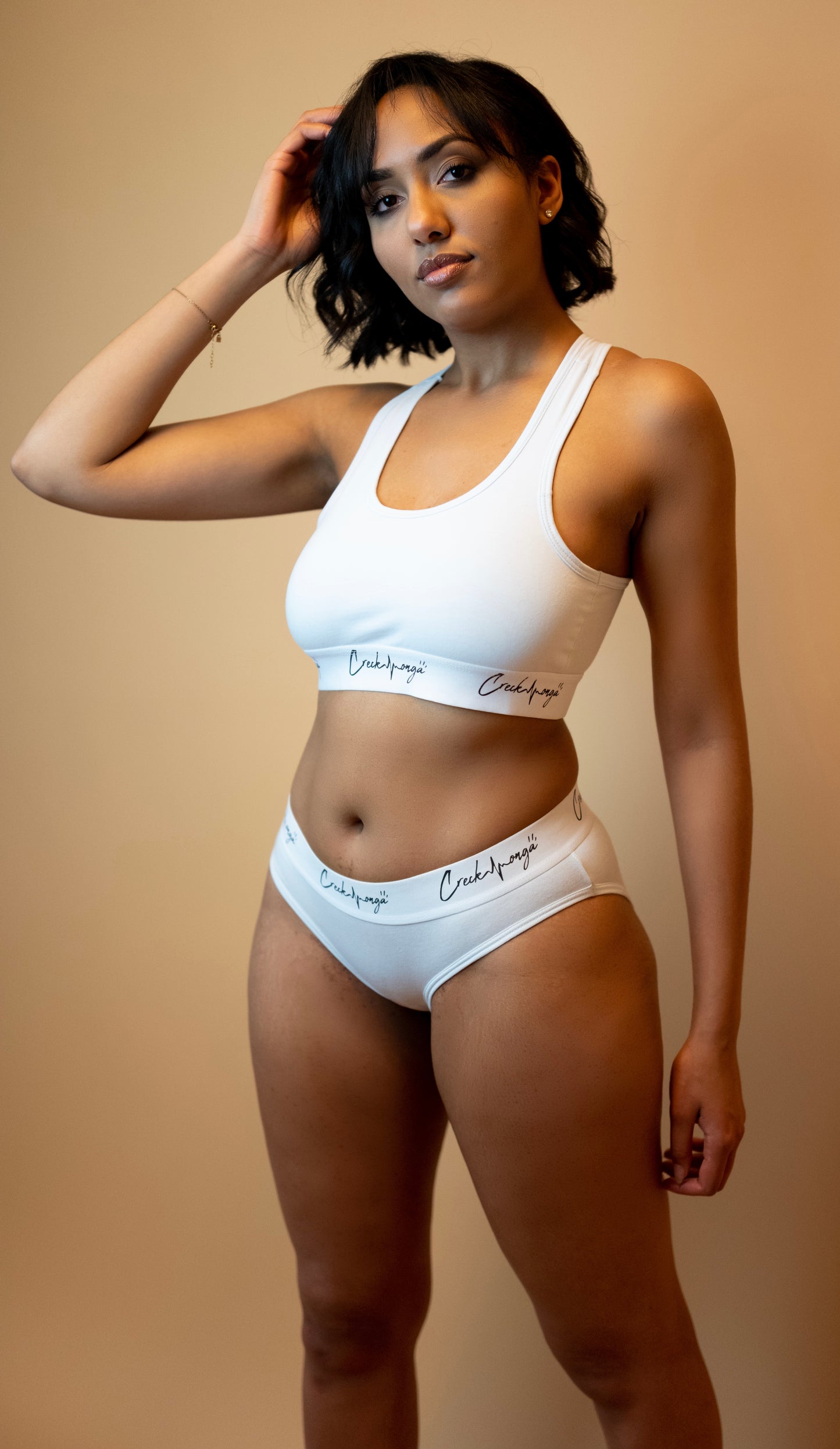 BRASSIÈRE À LOGO CREKMONGA IMPRIMÉ