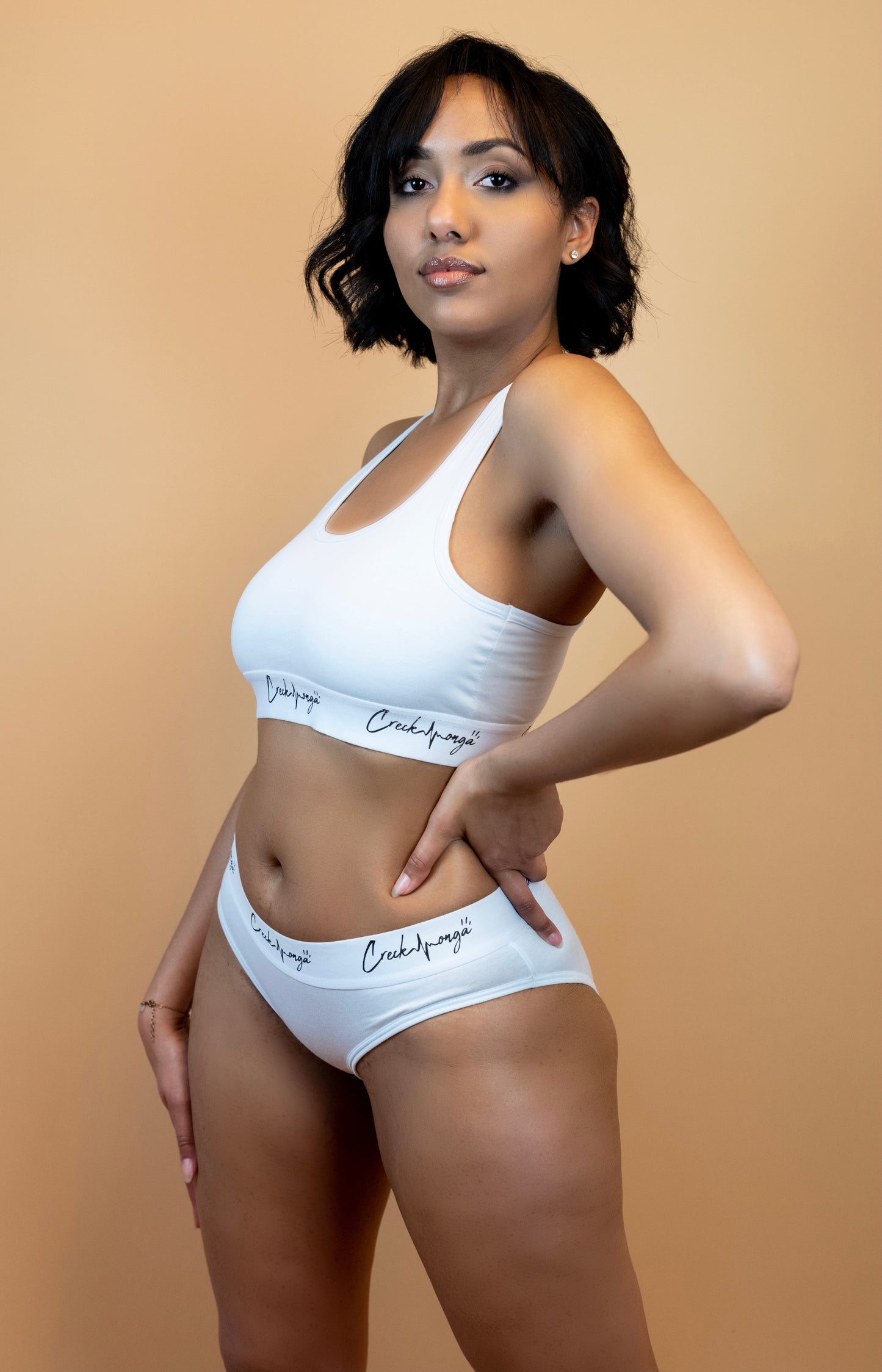 BRASSIÈRE À LOGO CREKMONGA IMPRIMÉ