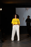 CROP TOP T-SHIRT EN COTON IMPRIMÉ CREKMONGA PARIS
