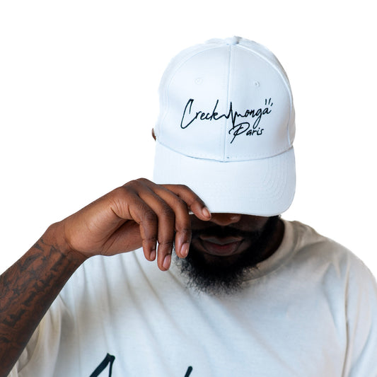 CASQUETTE EN COTON BRODERIE CREKMONGA PARIS