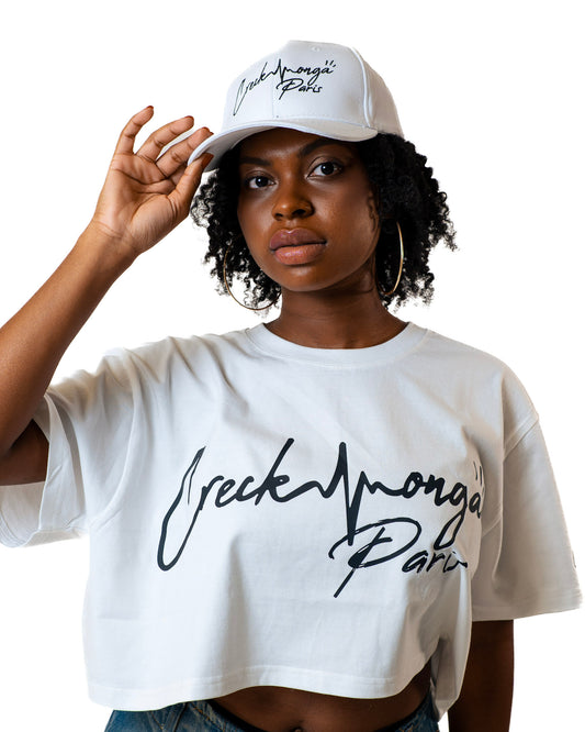 CASQUETTE EN COTON BRODERIE CREKMONGA PARIS