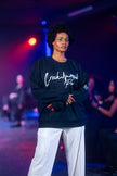 PULL OVERSIZE EN POLYESTER, IMPRIMÉ CREKMONGA PARIS