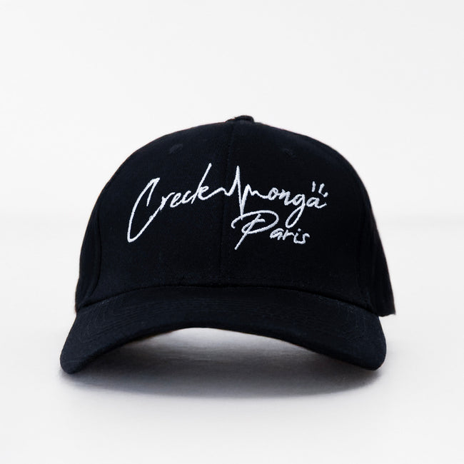 CASQUETTE EN COTON À BRODERIE CREKMONGA PARIS SUR LE DEVANT