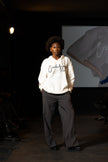 SWEAT-SHIRT À CAPUCHE OVERSIZE EN POLYESTER IMPRIMÉ CREKMONGA PARIS