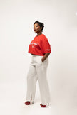 CROP TOP T-SHIRT IN COTONE STAMPATO CREKMONGA PARIS