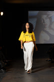 CROP TOP T-SHIRT EN COTON IMPRIMÉ CREKMONGA PARIS