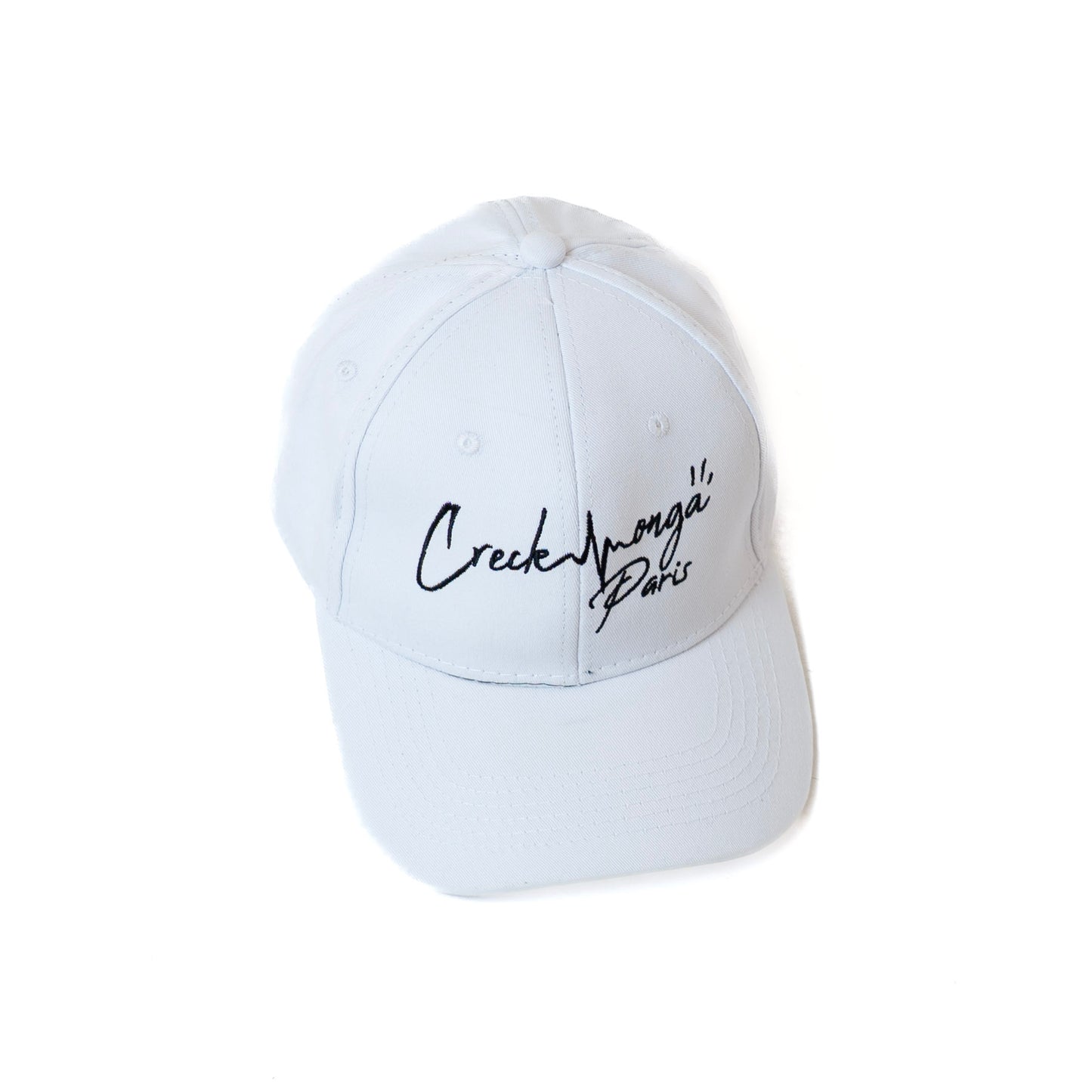 CASQUETTE EN COTON BRODERIE CREKMONGA PARIS