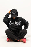 SWEAT-SHIRT À CAPUCHE OVERSIZE EN POLYESTER IMPRIMÉ CREKMONGA PARIS