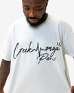 T-SHIRT OVERSIZE EN COTON IMPRIMÉ LOGO CREKMONGA PARIS
