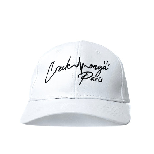 CASQUETTE EN COTON À BRODERIE CREKMONGA PARIS SUR LE DEVANT