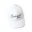 CAPPELLINO IN COTONE CON RICAMO CREKMONGA PARIS SUL DAVANTI
